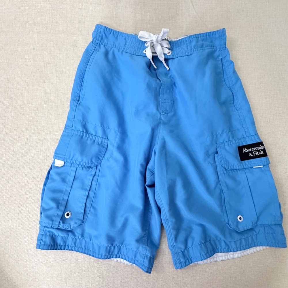 Abercrombie & Fitch Light Blue Men’s Swim Board Shorts